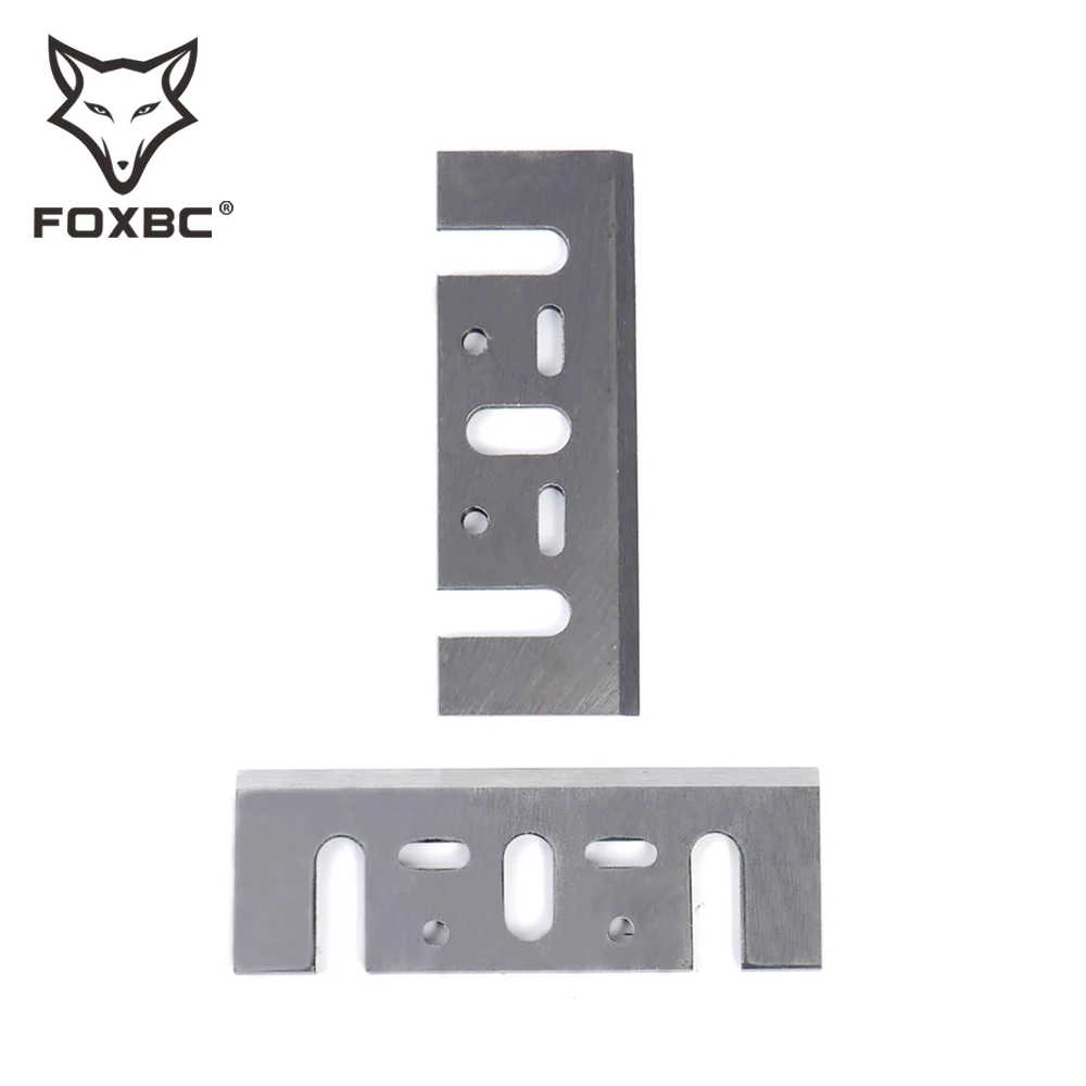 Imagem -05 - Foxbc-lâmina de Plaina de Hss 110 mm para Makita 1911b 1912b 1002ba Enkor Interskol Extol 8893403a 110x29x3 mm Ferramenta Elétrica de Plaina Peças