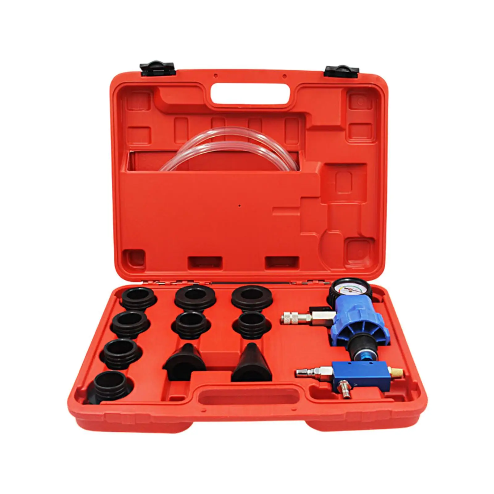 

Radiator Cooling Antifreeze Replace Tool with Adapter Hoses Lightweight Portable with Storage Case Versatile for Vehicle