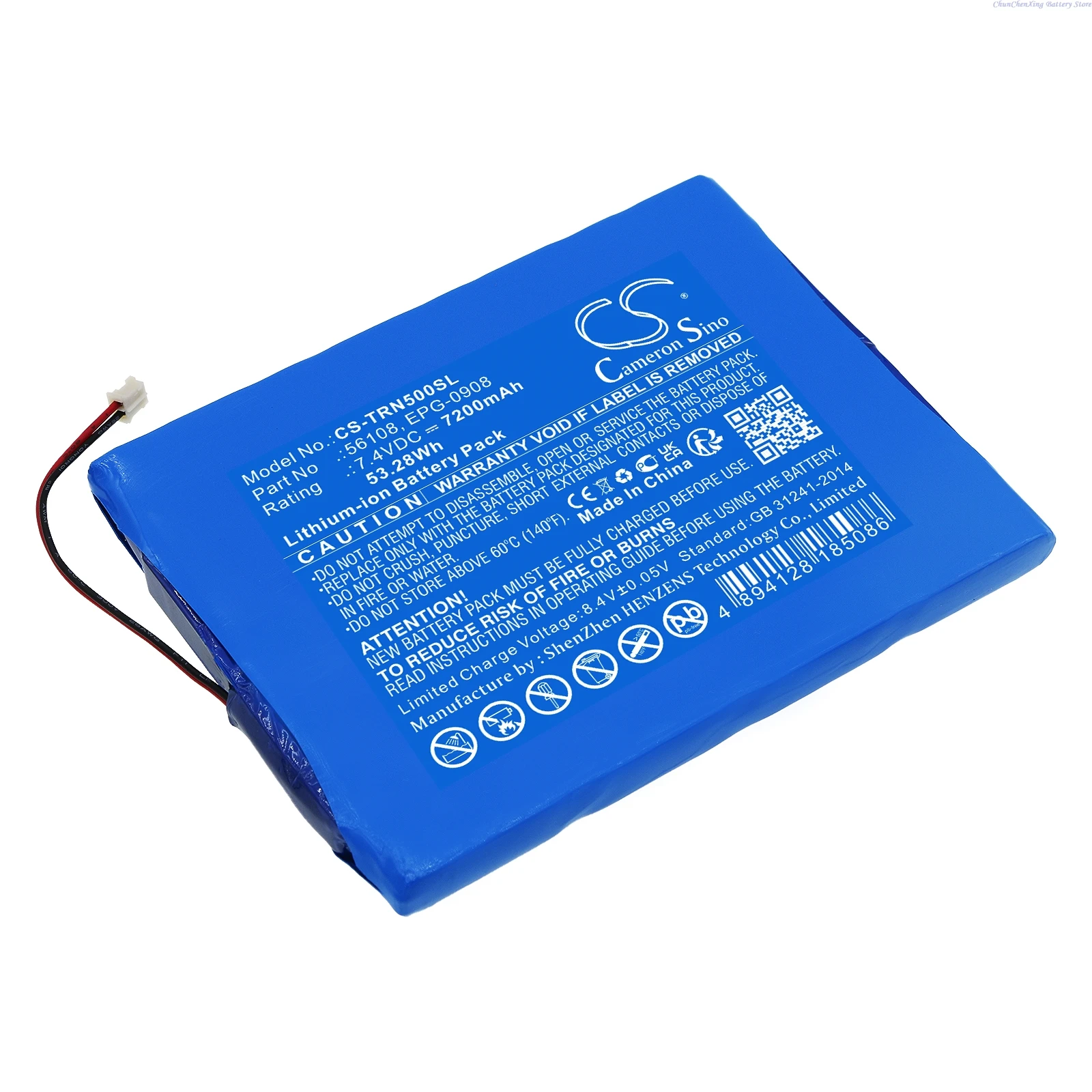 Cameron Sino 7.4V 7200mAh Battery 56108, EPG-0908 for Trimble GPS Net R5, 67668-20 , GPS Net R9 +TOOL