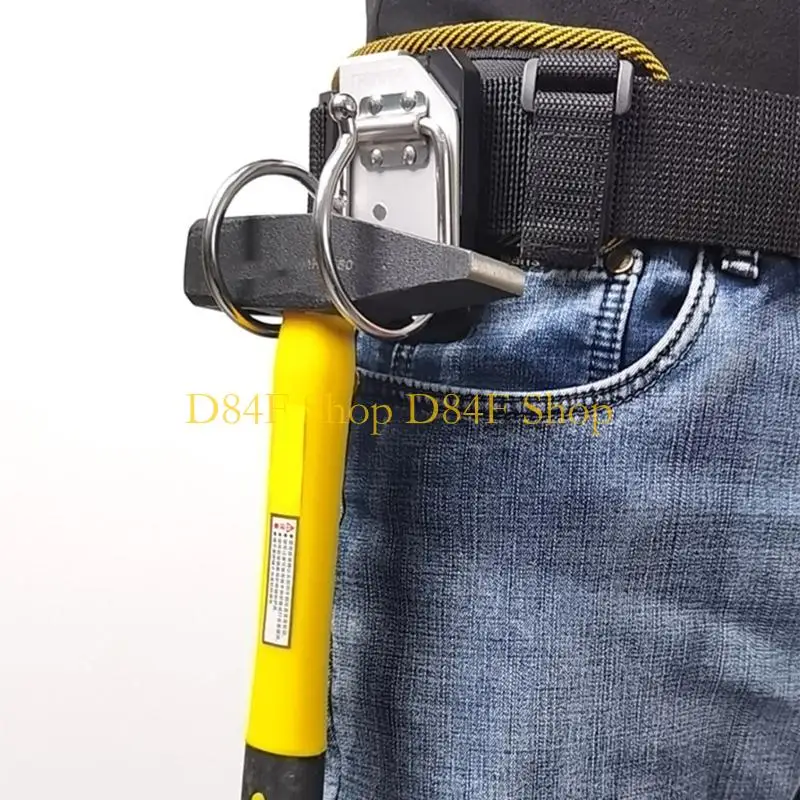 D84F Tool Belt Clip Holder Loop Easily Attach Aluminum Release Storage Accessories