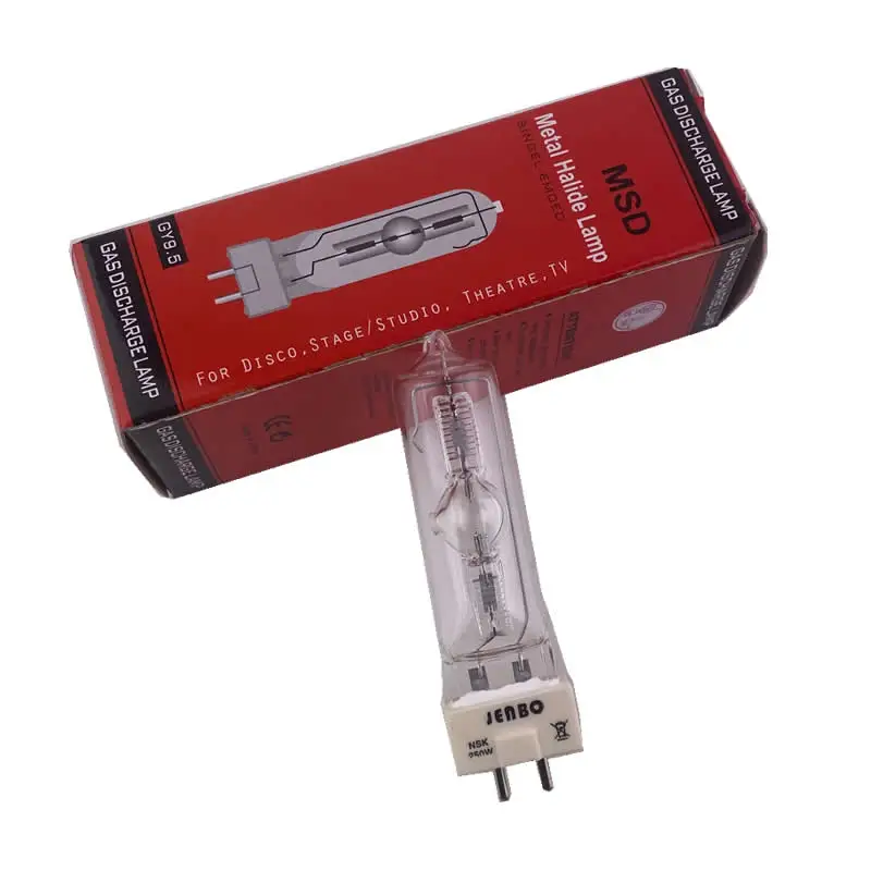 

6pcs/lot MSD250 Shaking Head Computer Light Bulb Computer Moving Head 250 Scanning Light Bulb 250W MSD 250/2 30H GY9.5 8500K