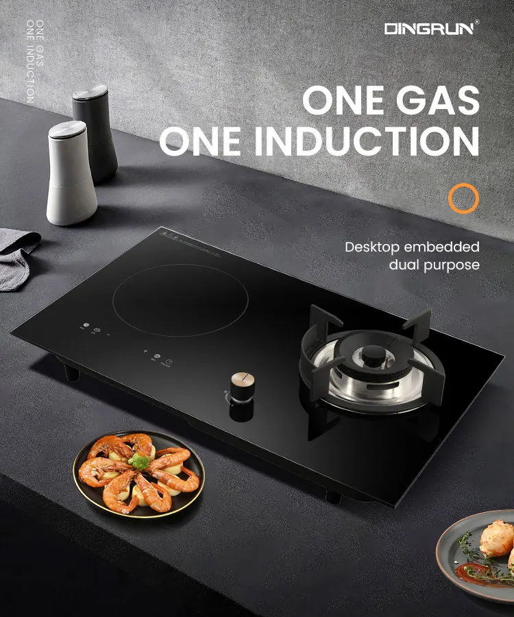 Dingrun Electric 3000W Infrared Cooktop 220V Stainless Steel Housing house hold Use Touch Control 2-Year Warranty