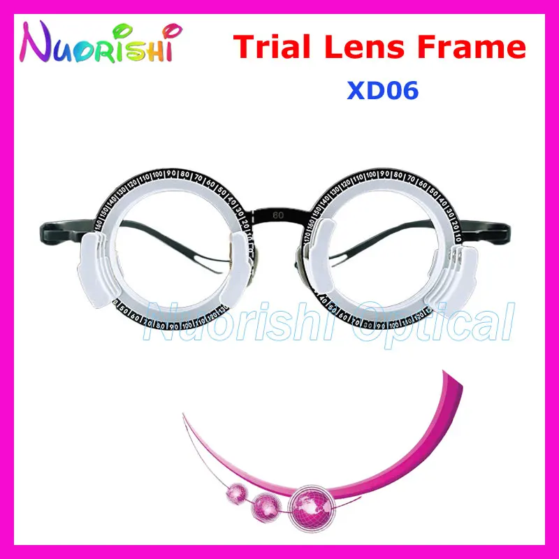 XD06 High Quality Very Light Weight Aluminum Magnesium Alloy Optical Opthalmic Trial Lens Frame of 12 PDs