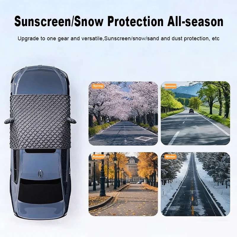 

Car Windshield Sun Shade Cover Heat Insulation Front Window Protector UV Blocking Sun Visor Universal Summer Cooling Sunshade