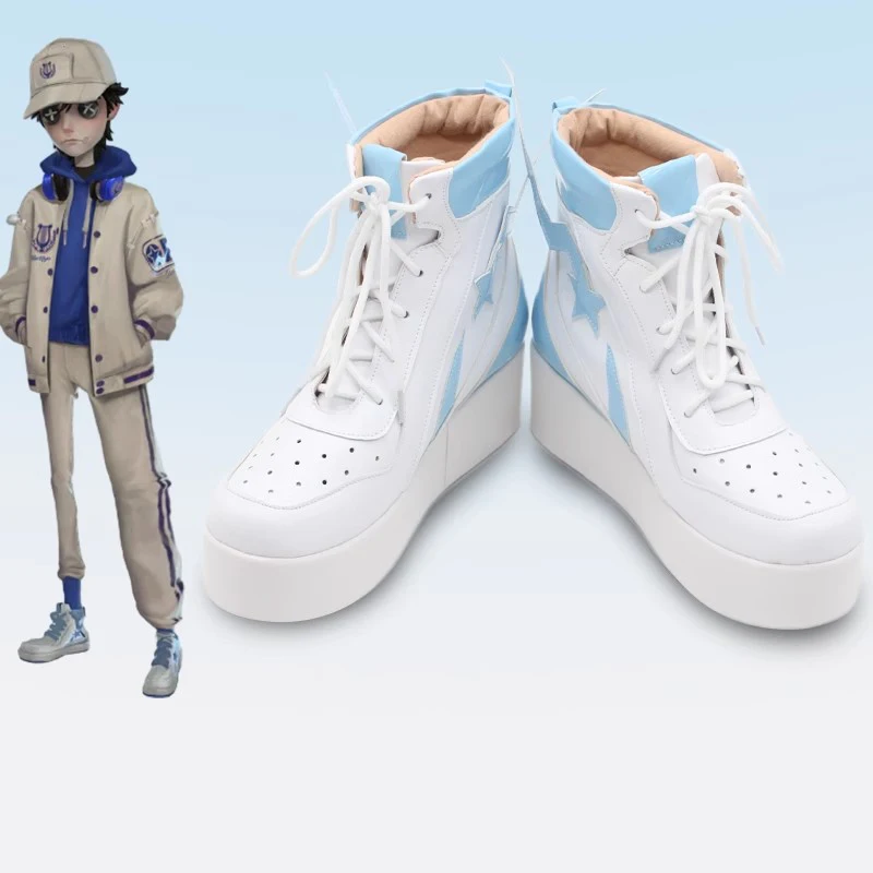 

Identity V Mercenary Cosplay Shoes Naib Subedar Cosplay Shoes Uniforms Party Soft PU Leather Halloween Props