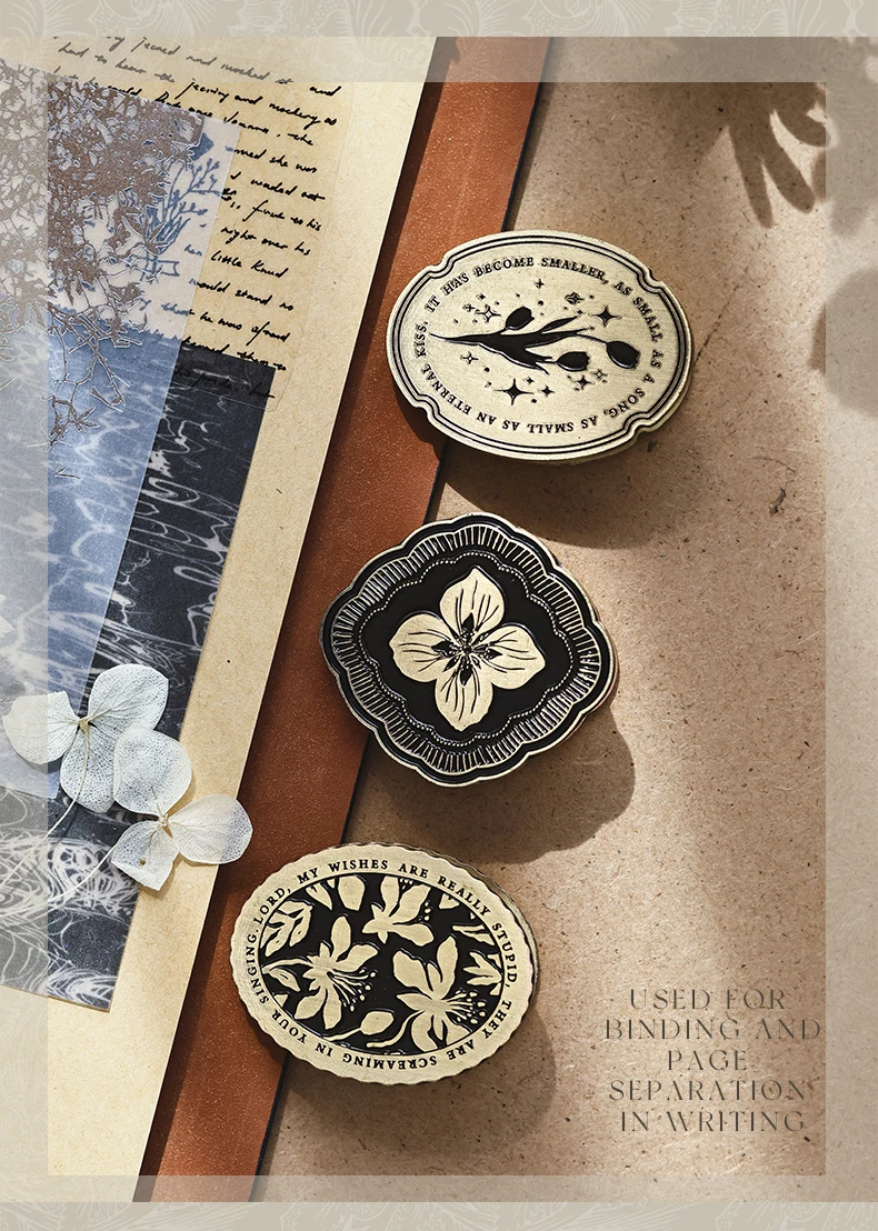 Monets Garten Metall-Büroklammern, Kreative Pflanzen- und Blumen-Motiv Lesezeichen-Clips für Büro-Dokumentenorganisation und Schreibwaren – Detail 8