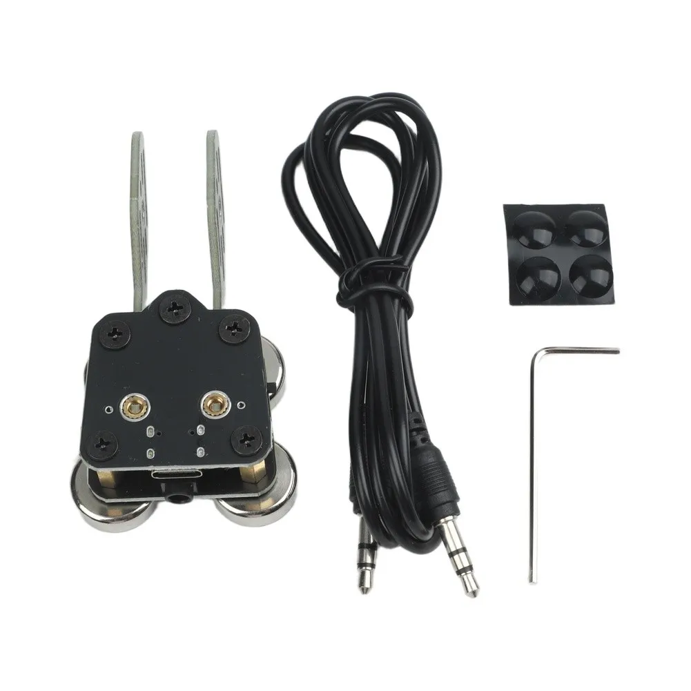 Double Paddle CW Key Automatic Trainer PCB Electric Key For Shortwave Radio Code Practice With 3.5mm Jack Connector