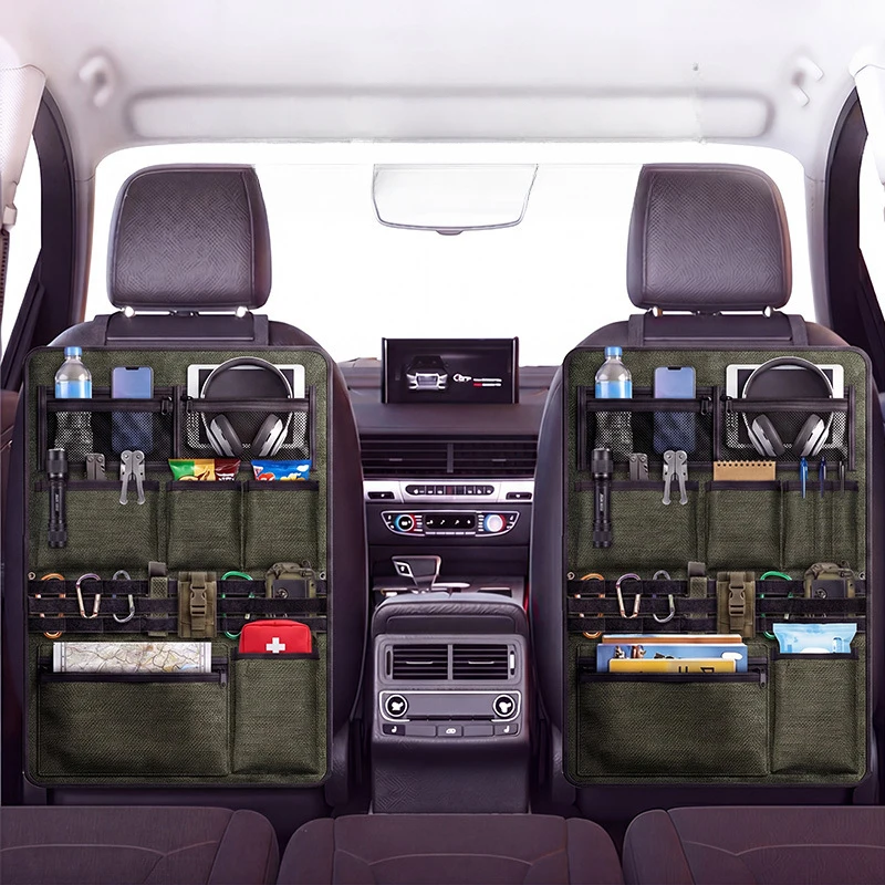 【Strict Selection】Multi-functional hanging bag for car seat back storage, in-car hanging bag, camping wall-mounted storage bag