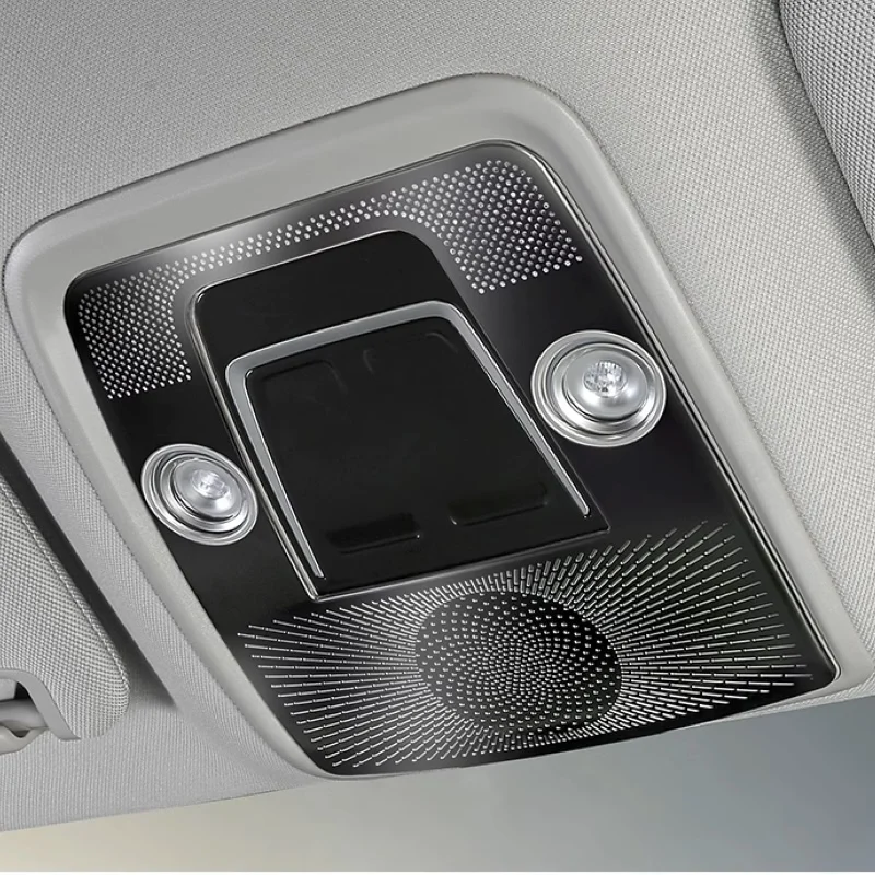 

Stainless Roof Read Light Switch Speaker Readlamp Frame Trumpet Cover Trims Car Interior Accessories For BYD Atto3 Atto 3 20-24