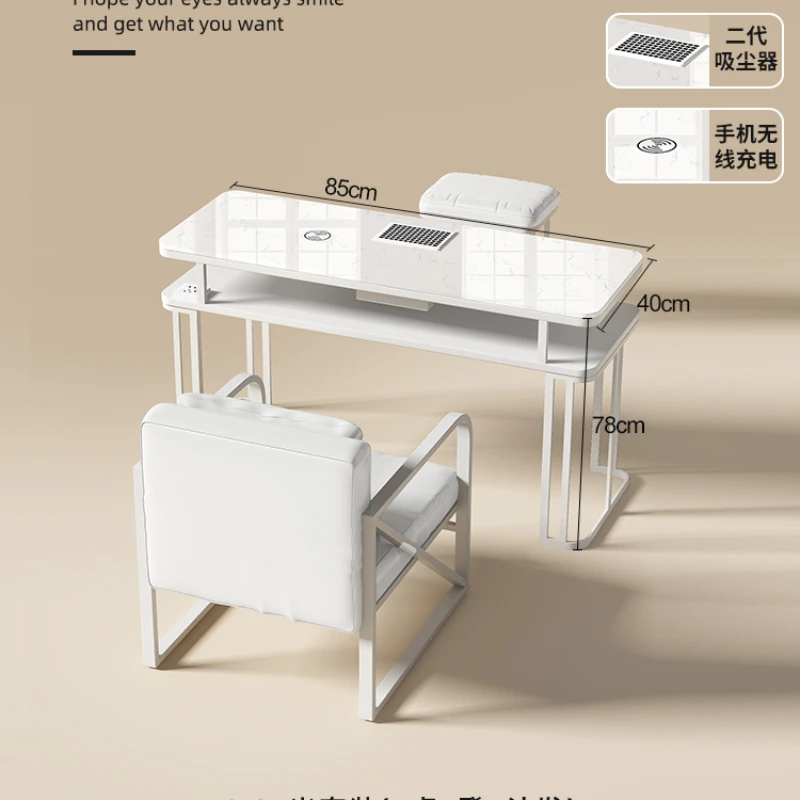 大理石のネイルアートテーブルとチェアセット,掃除機,ハイパワークリームスタイル,2.4m