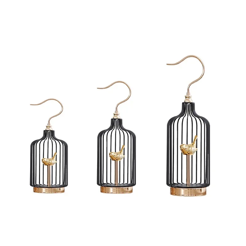 Birdcage Home Ornament Living Room Study Metal Decoration Crafts
