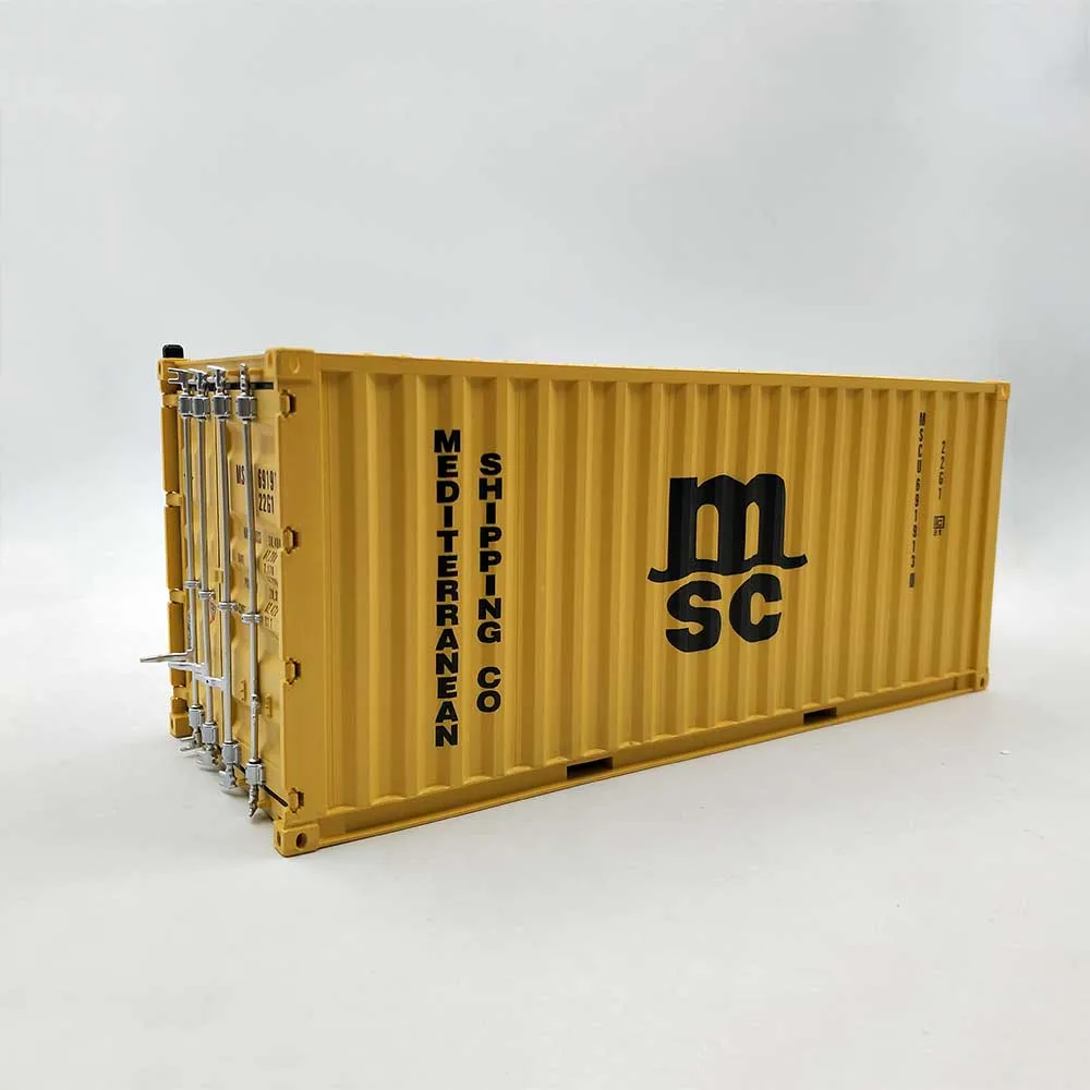 1:20 Scale Container Model Plastic Toy Shipping Container Model for Collection Gifts Ornaments Collectible Display Souvenir Show