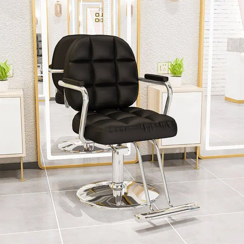

Hair salon chair with adjustable and rotating functions, stylish barber chair