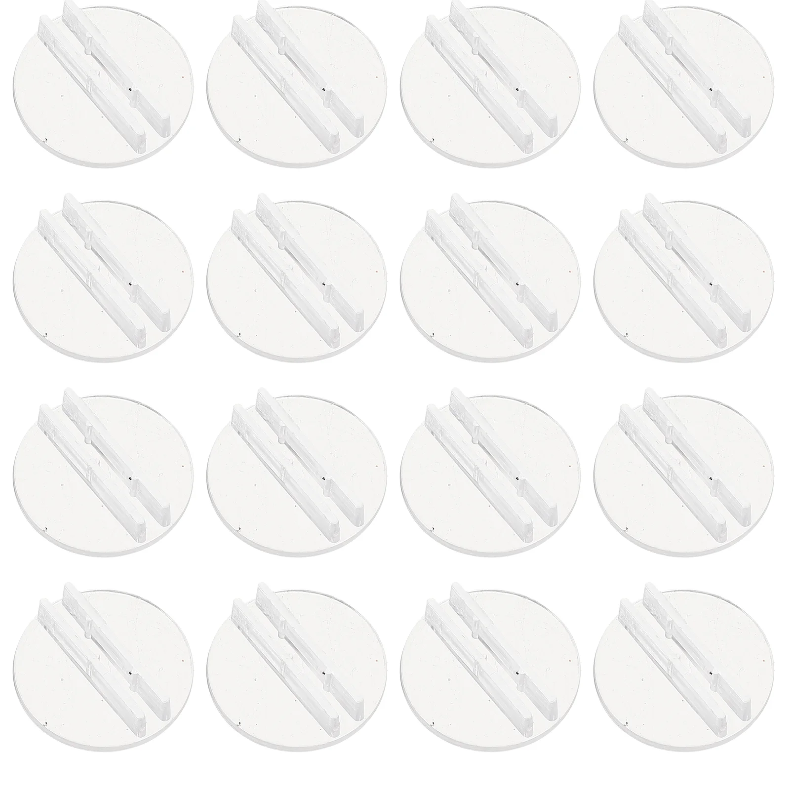 

100 Pcs Vertical Business Card Holder Cards Multiple Display Practical Desk Clear Plastic