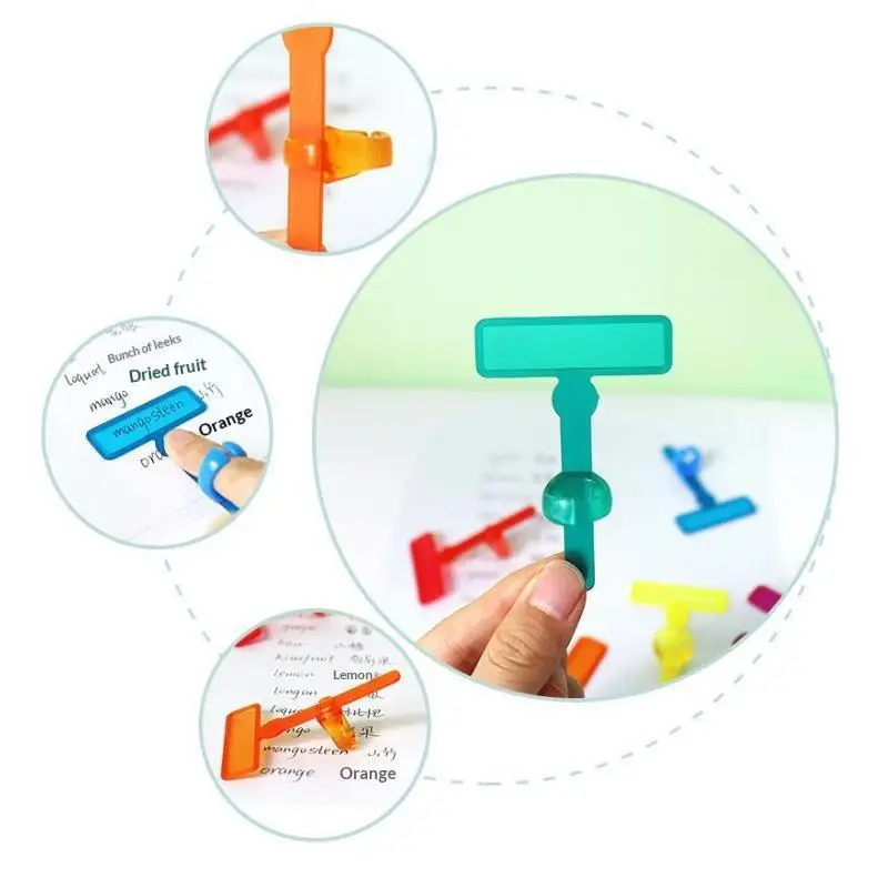 Guided Reading Strips Set Multicolor Text Overlay with Finger Rings for Emerging Readers Fluency Classroom Practice