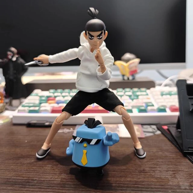 حار غونغ قاتل وو ليوكي هوديي المنقولة دمية 1/8 22 سنتيمتر الرسوم المتحركة شخصية الطرفية عمل الشكل حلية اللعب مهرجان هدية