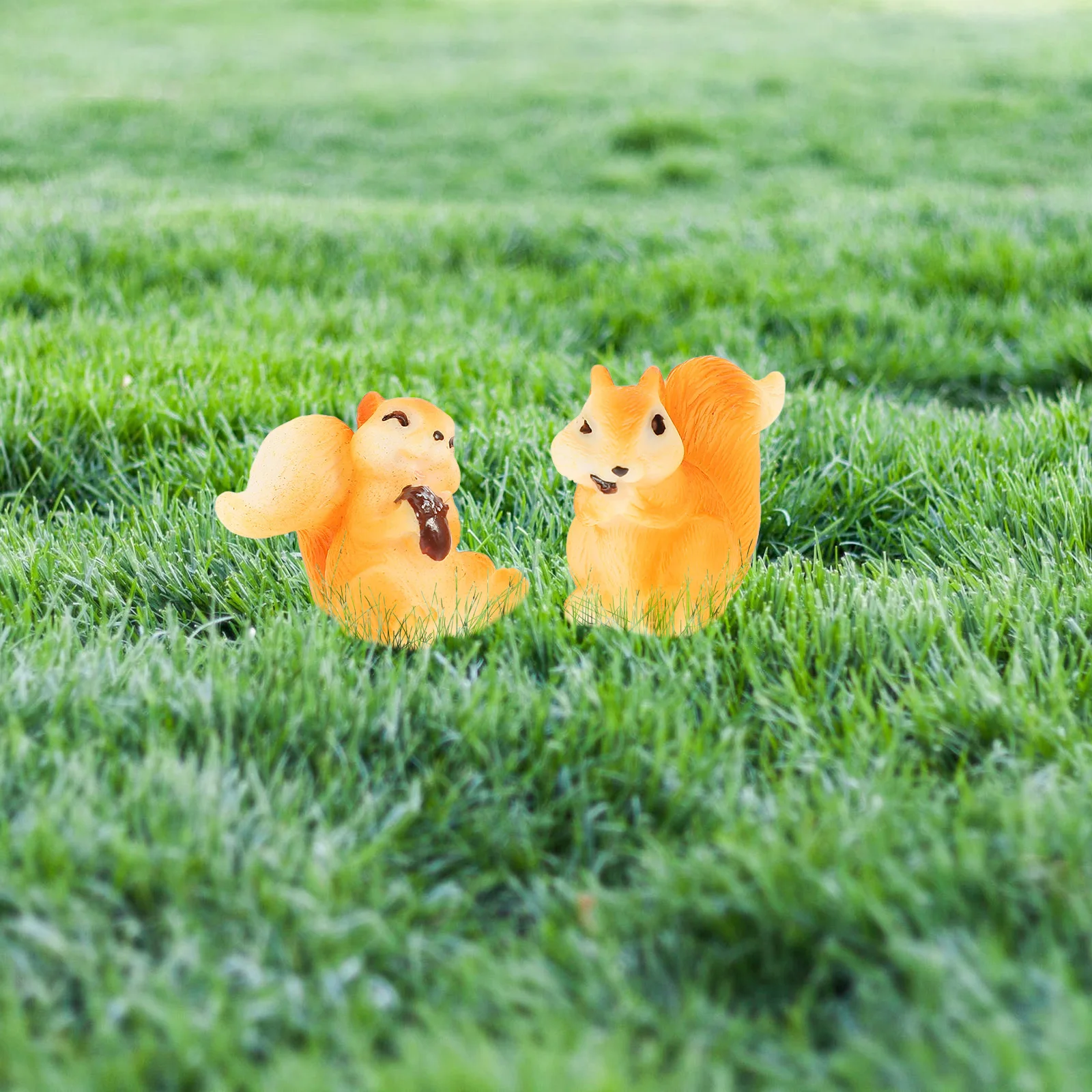

10 PCS Squirrel Figure Mini Squirrels Bulk Ornaments Landscape Figurine Decoration