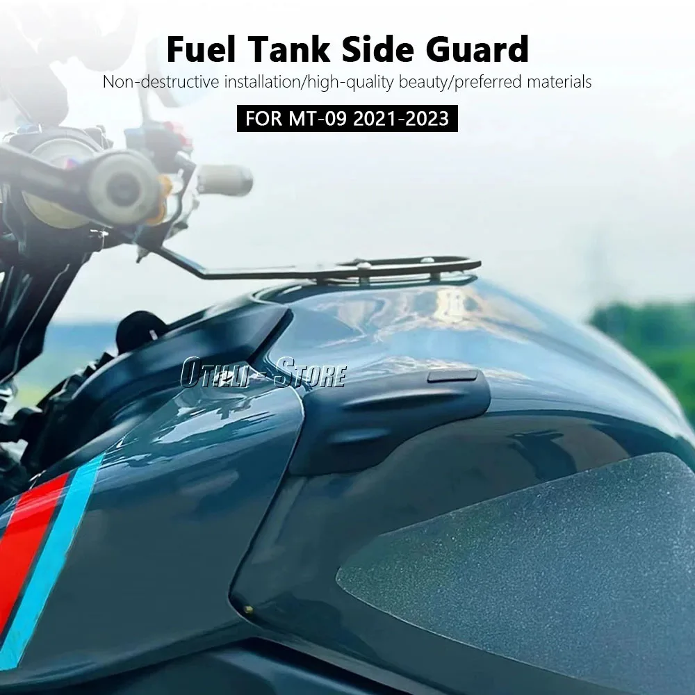 Motorcycle Fuel Tank Side Sticker Anti-friction Protection Decal Motorcycle For Yamaha MT09 mt09 MT 09  2021 2022 202