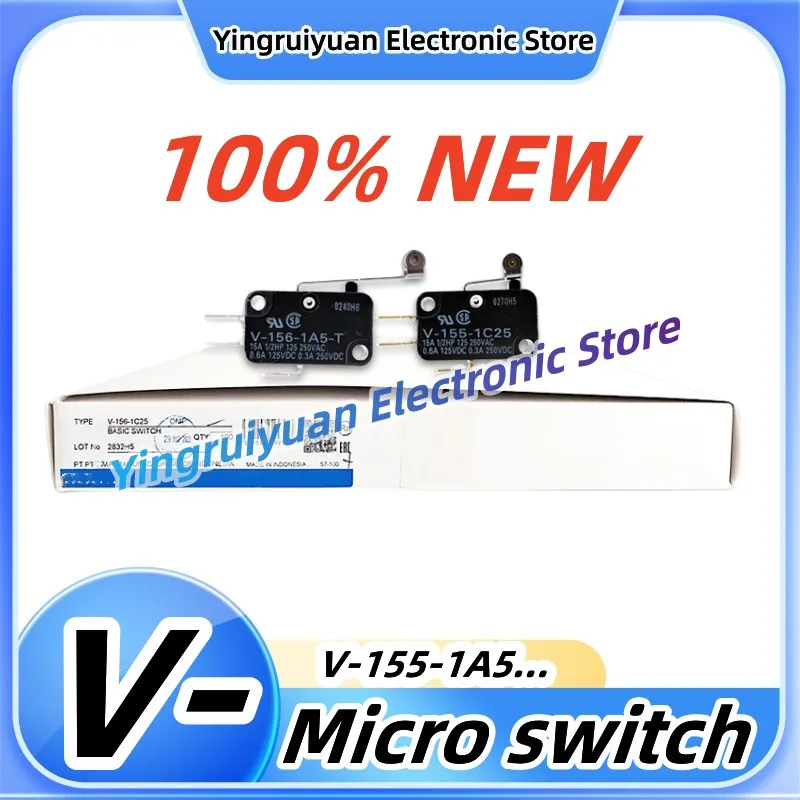 

Micro switch V-155-1A5 V-154 V-155-1C25 156 V-156-1C25 new genuine