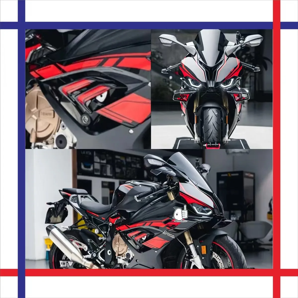 New S1000RR FOR BMW S1000 RR M1000RR 2019 2020 2021 2022 2023 Whole Car Fairing Decal Sticker