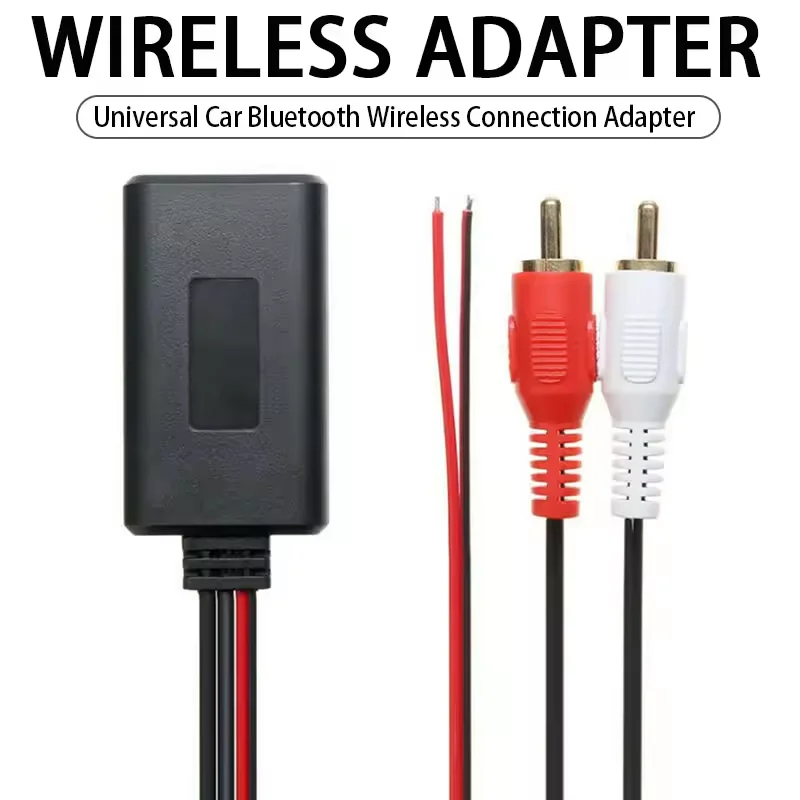 Universal Car Wireless Bluetooth Receiver Module Aux Adapter Bluetooth 5.0 Music Audio Stereo Adapter For 2RCA Interface Vehicle
