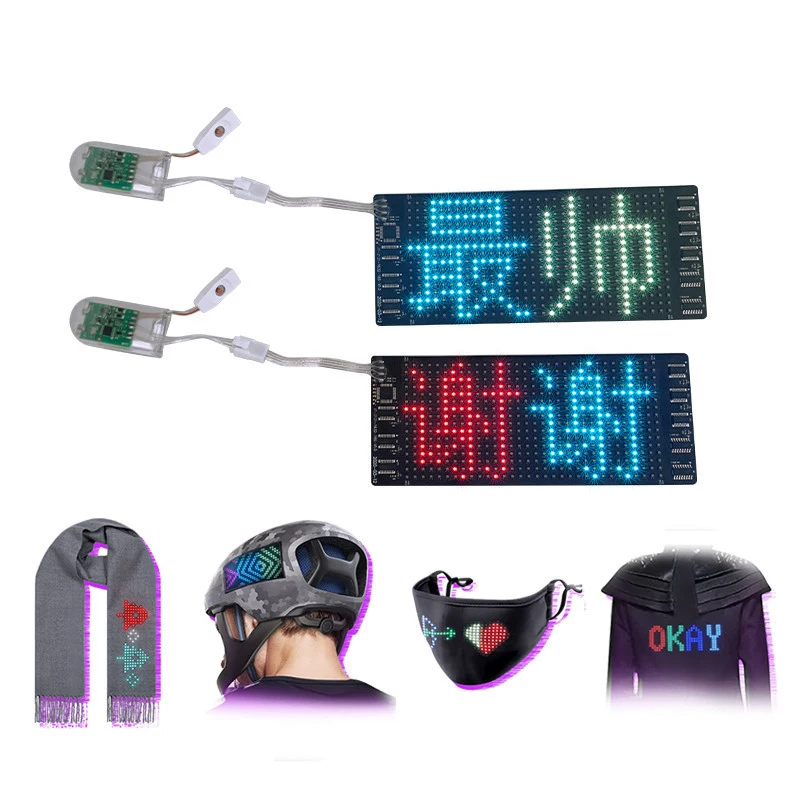 

LED Arc Screen Color Bluetooth Mobile Phone Sends LED Display Folding LED Flexible Screen.