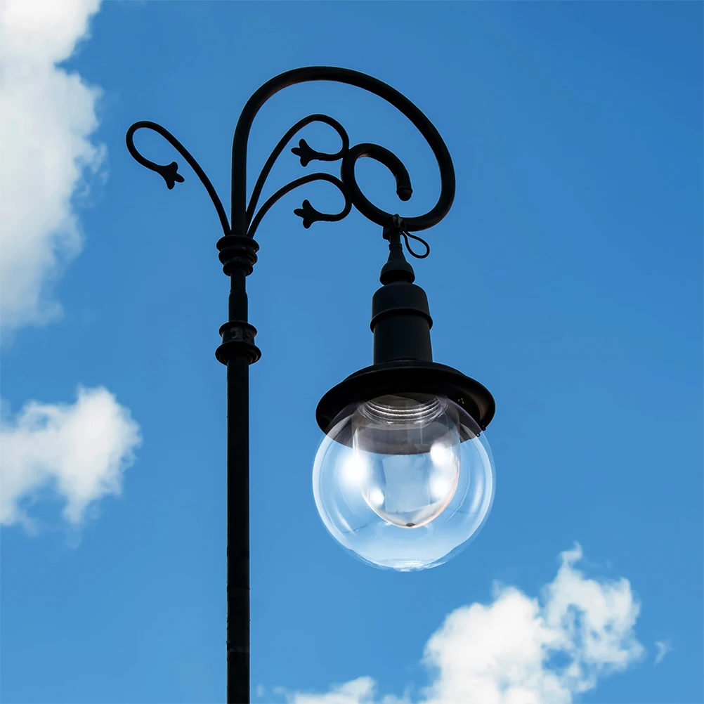 

Acrylic Ball Lampshade 25Cm Transparent Round Globe Replacement Outdoor Wall Light Cover 12Cm Sphere Shade for Modern Fixtures