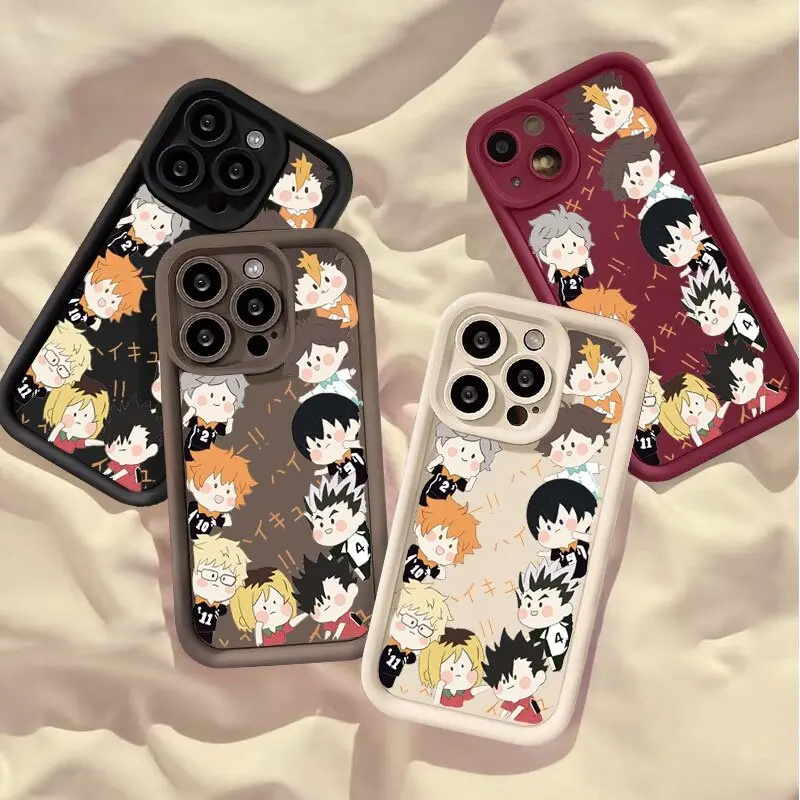 Funda de teléfono Haikyuu de dibujos animados de Anime para OPPO Realme 5 5i 7i 8i 7 8 9 11 12 13 14 Pro Plus F29 Pro A12 Reno 2z 4 8Z 7Z