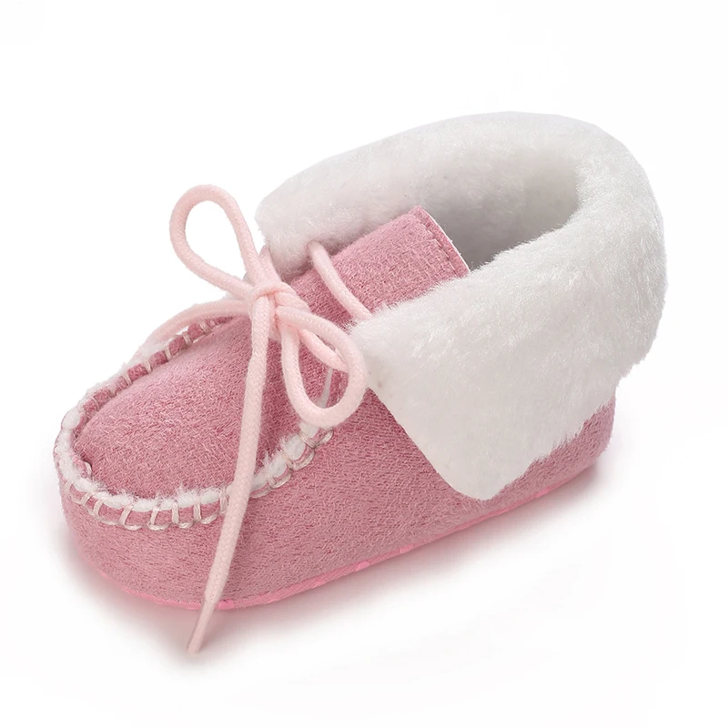 Klassische Baby warme Schneeschuhe Neugeborene weiche Sohle leichte Wanderschuhe für Alter 0-1