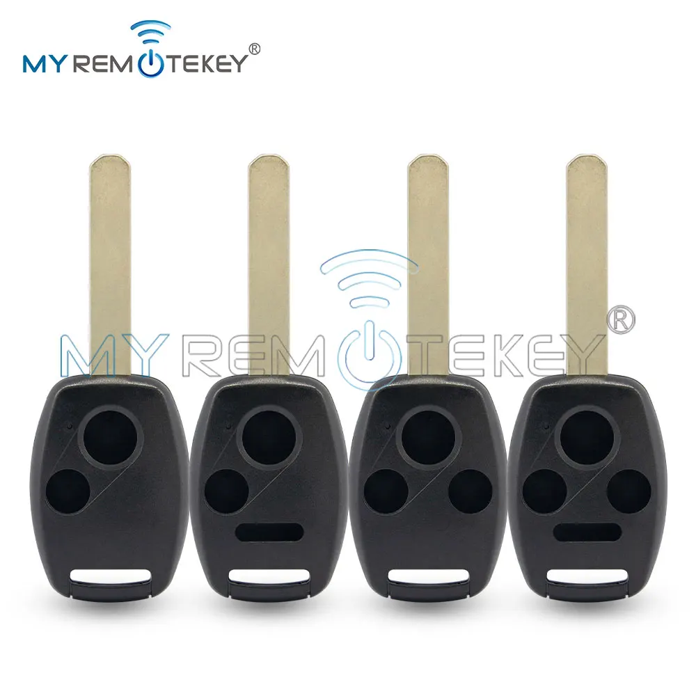 MYREMOTEKEY Remote Car Key Shell Case with Chip Room/No Chip Room 2/3 Button with Panic for Honda Accord for Honda CRV Civic