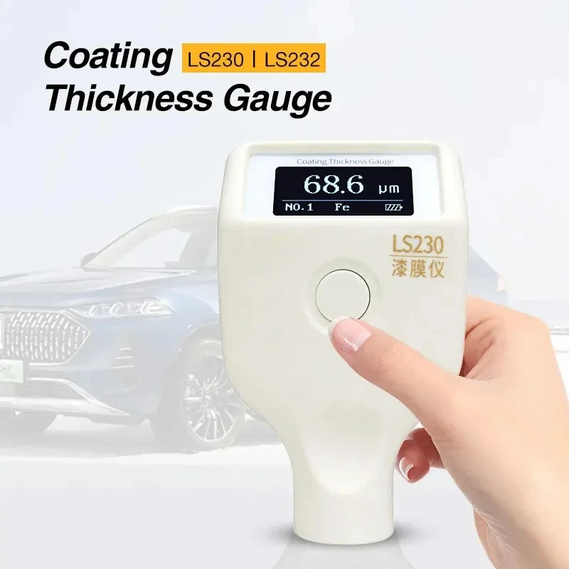 OLED Car Paint Meter LS230 Coating Thickness Gauge Measure Automotive   Low Temperature Resistant