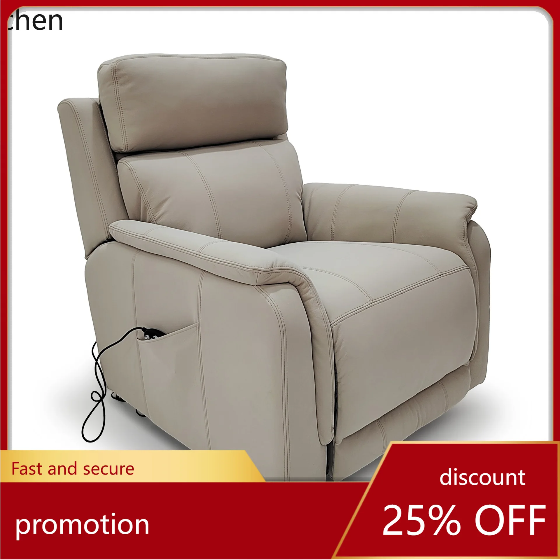 

HXL Single Sofa Chair Auxiliary Sofa Electric Heating Massage