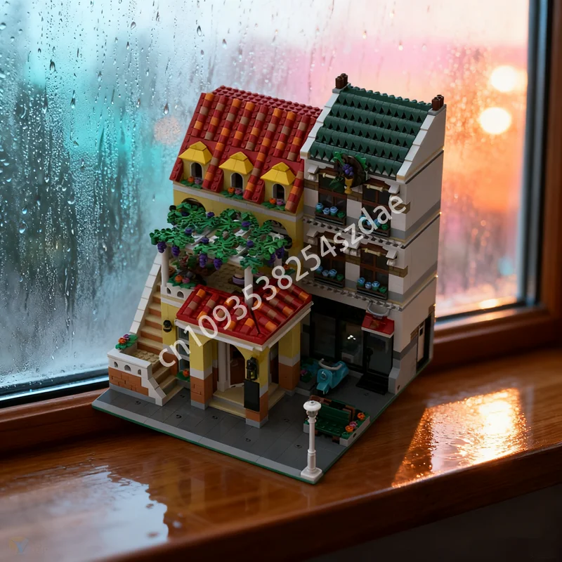 

2345 шт. MOC La Locanda модульная модель строительные блоки архитектура сборка DIY креативный рождественский подарок образовательная игрушка кирпич