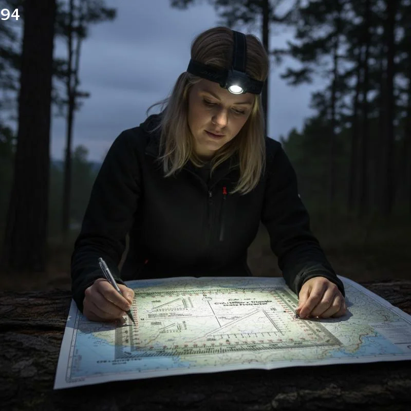 Versatile Land/Sea Navigation Military Topographical Map Scale with MGRS USNG Coordinate System for Adventures