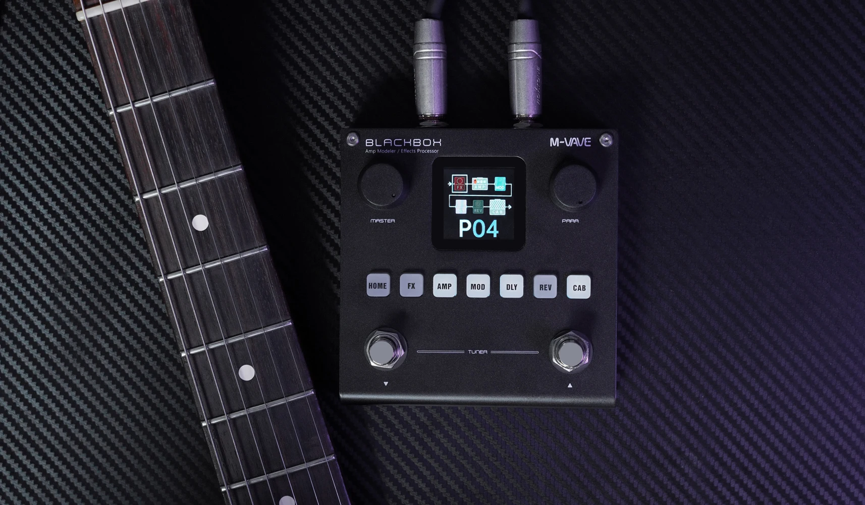 M-VAVE Blackbox Guitarra/Bajo AMP Modeler Procesador de efectos