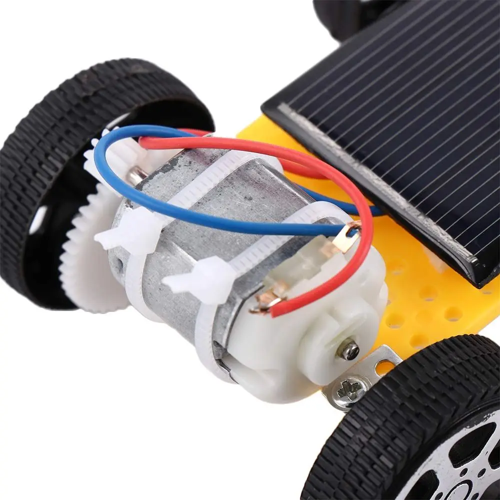 DIY Assembled Energy Solar Powered Toy Car Robot Kit Set Mini Science Experiment Solar Car Toys for Children Educational Toys