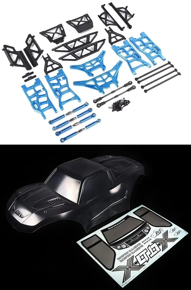 CNC-gefreesde chassisverbrede aanpassingsset voor ophangingslichaam voor 1/5 ROFUN LT LOSI 5IVE-T