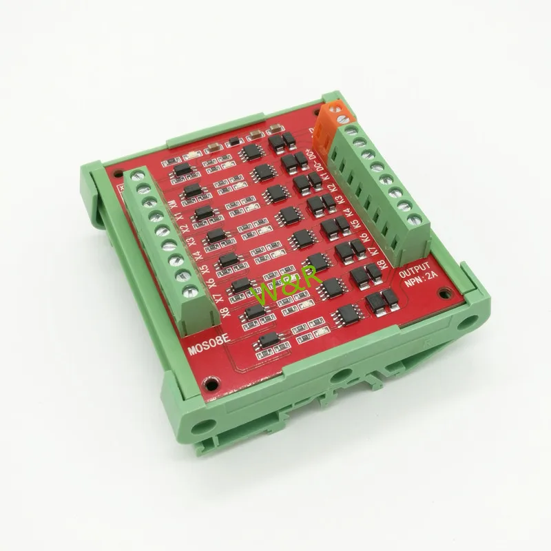 

8-channel Solid State Relay Module / 9V / 12V / 24V Output / Control Solenoid Valve / Small Motor / LED Lights