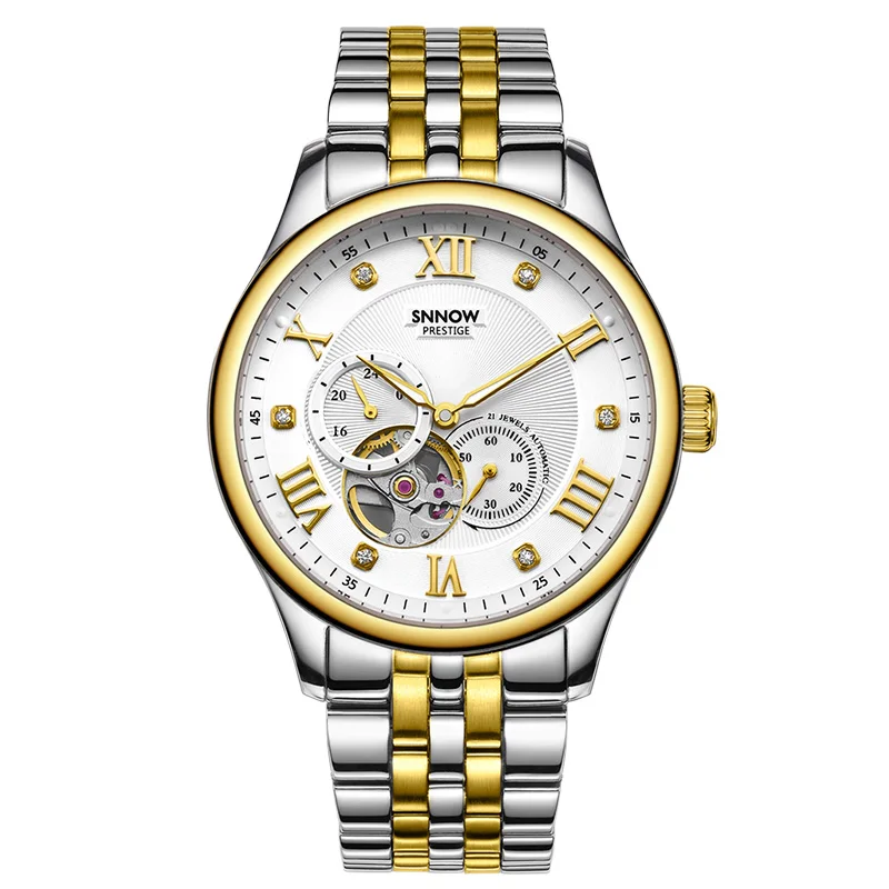 CASIMA Couple Watches Simple Trendy Fashion Watch Versatile Waterproof Luminous Men's Mechanical Watch Model PE-8807-1002