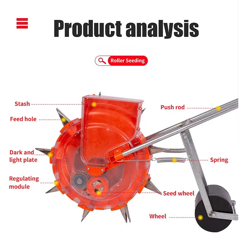 2025Multifunctional Agricultural Maize Seeds Planter Machine Direct Vegetable Peanut Seeding Machine