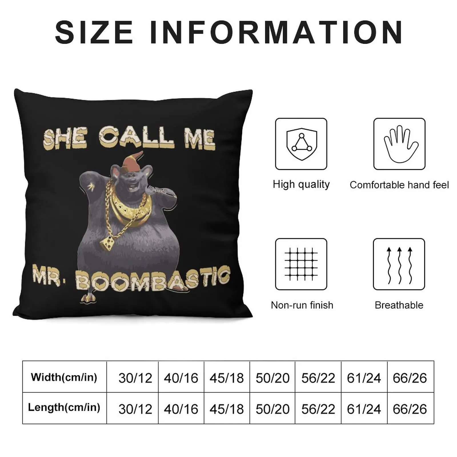 Biggie Cheese - She Call Me Mr Boombastic Throw Pillow christmas ornaments 2025 Sofa Cushion Sofa Pillow Cover pillow