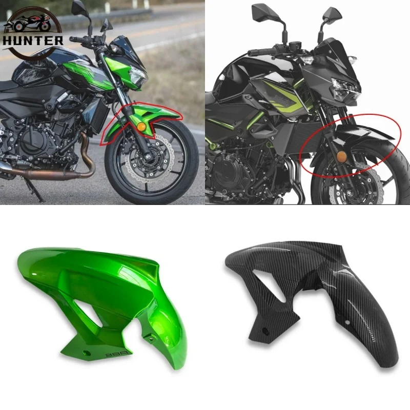 

Подходит для KAWASAKI Z400 NINJA400 Z 400 NINJA 400 2018-24, переднее колесо мотоцикла, крыло, брызговик, обтекатели, чехол