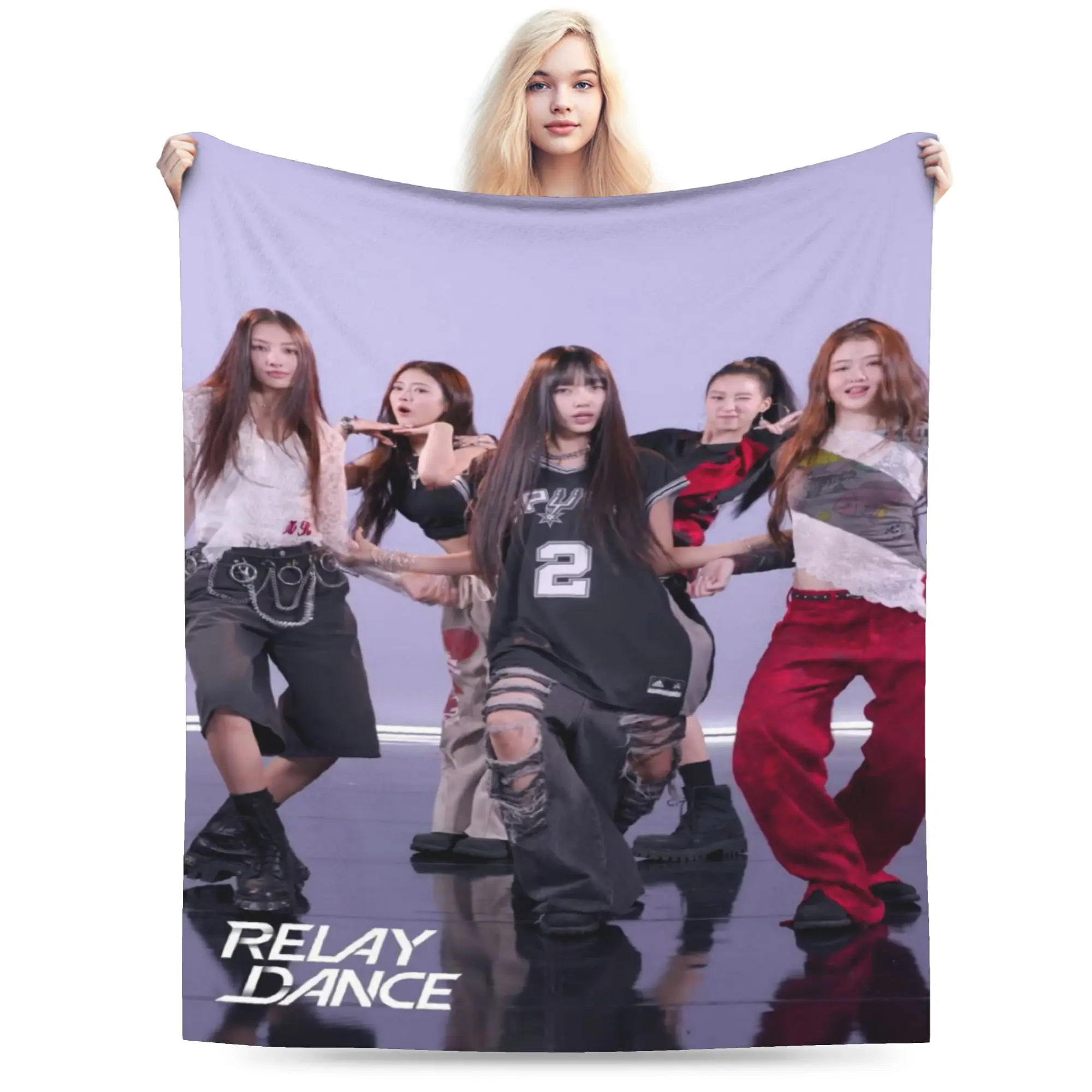 New Arrival meovv kpop k-pop girls group Blankets Ultra-Soft Fleece  Comfortable Throw Blankets Machine Washable