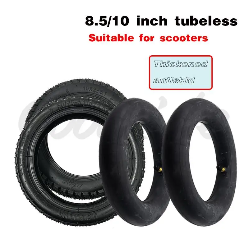 

Reinforced Stable-proof Outer tyre Tubeless tire 8.5/10 inch 8 1/2x2 10x2-6.1 tubesless high-quality Butyl Rubber