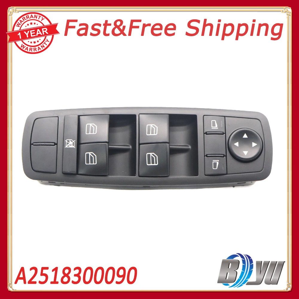 Electric Master Power Window Control Switches For Mercedes-Benz R350 ML350 2006-2012 A2518300090 A2518200110