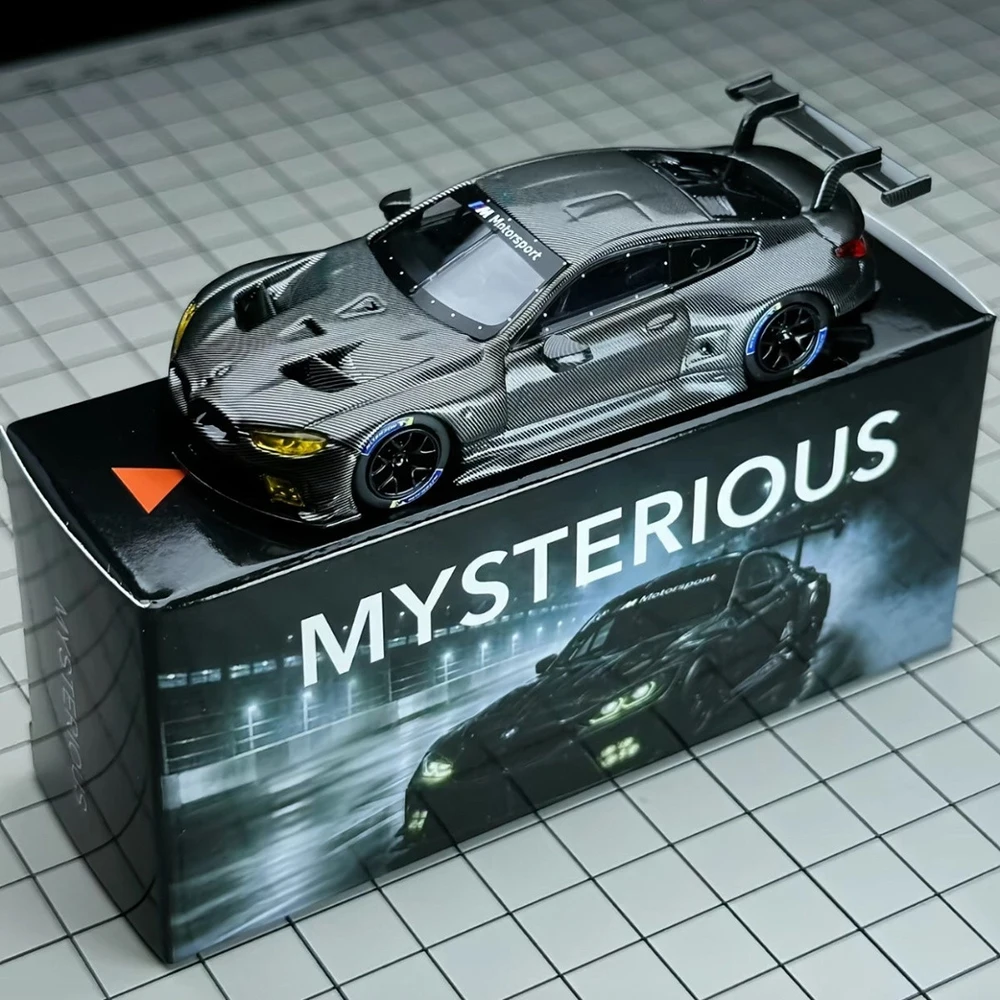 MYSTERIOUS 1/64 M8 GTE（no car logo） Diecast Race Car Model, Alloy Simulation Collectible Toy Car, Desktop Ornament Gift