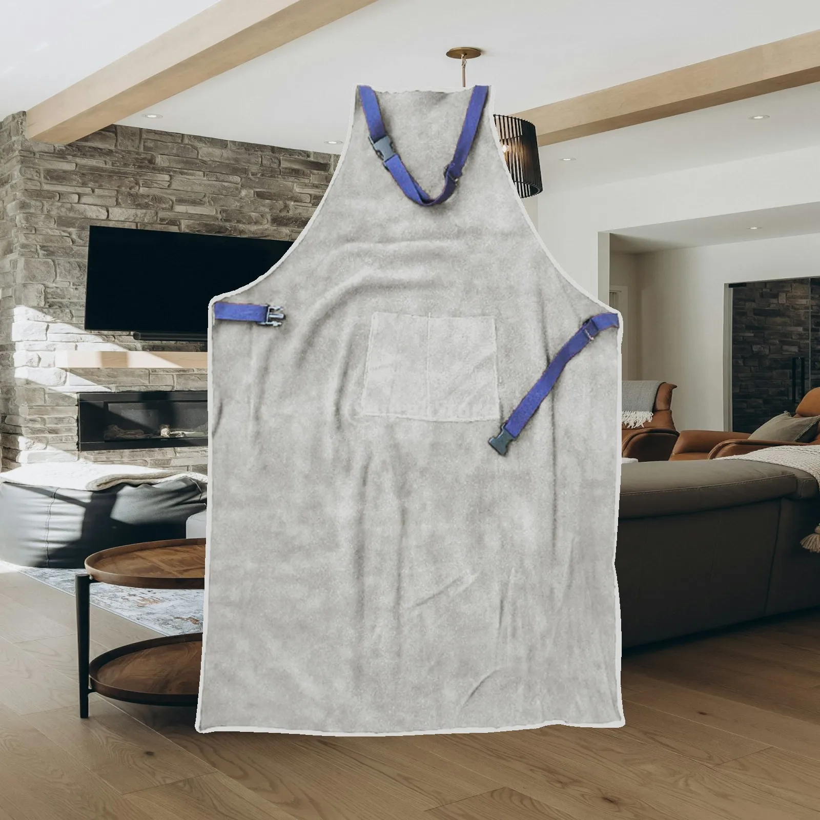 cowhide-welding-apron-anti-scald-work-coat-with-buckle-closure-pocket-for-welder-grinding-splashproof-garage-workshop