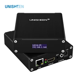 UNISHEEN Rtmps Transmisión en vivo Fácil de transmitir Youtube Facebook Streamer Caja codificadora de captura de vídeo HDMI