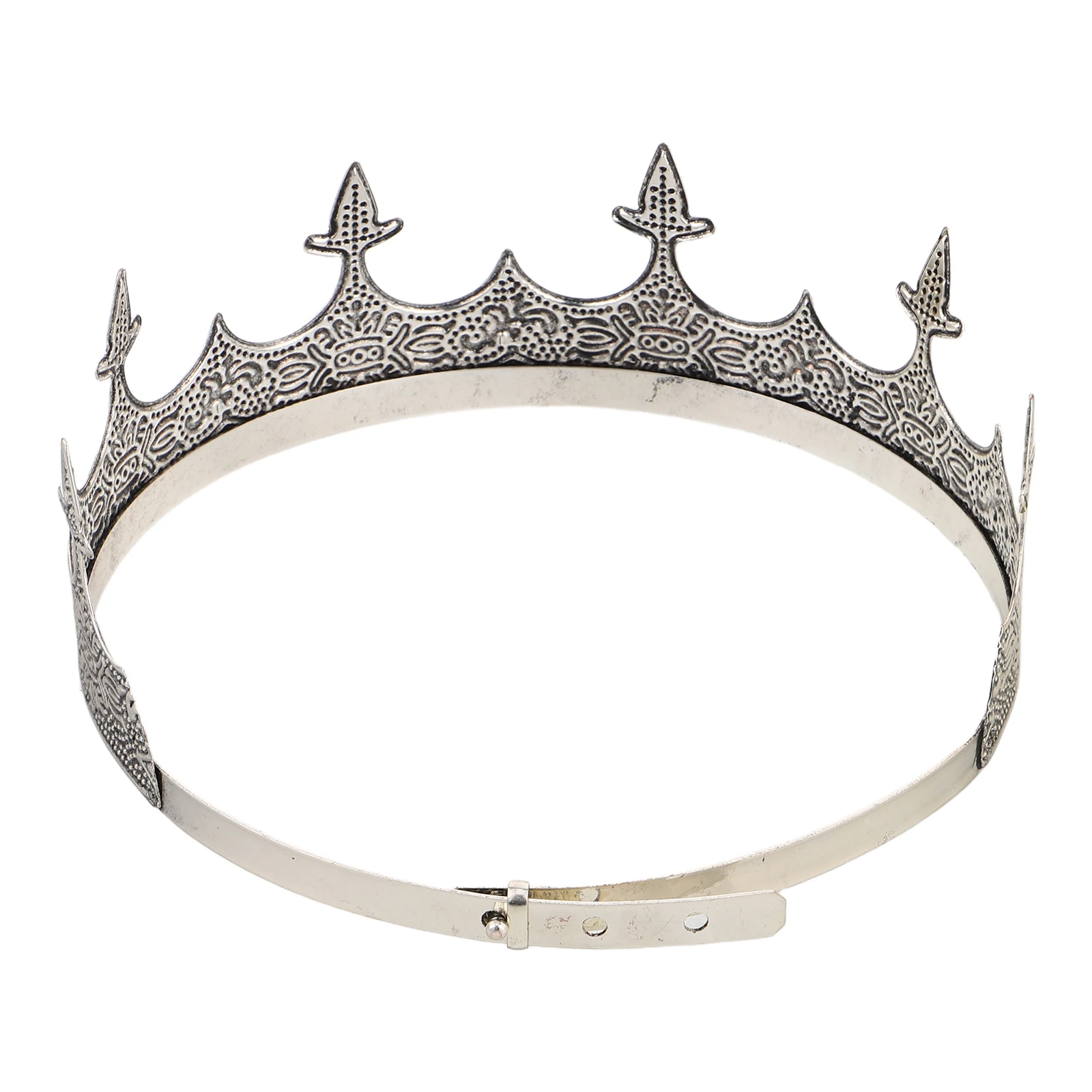 

Vintage King Crown Full Accessories Has for Prom Iron Birthday Costume Man Hats Men
