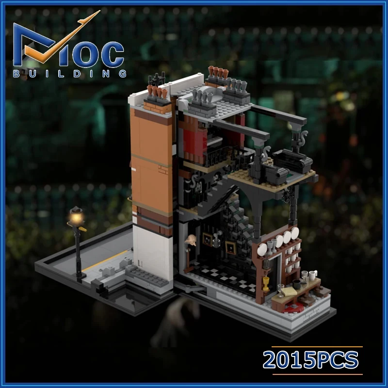 โมเดลการสร้างฉากในภาพยนตร์คลาสสิก2015P โมดูลาร์การขยายสถานที่12แห่ง MOC-115157อิฐของเล่นของขวัญ